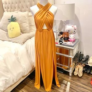 Mustard Yellow Maxi Dress